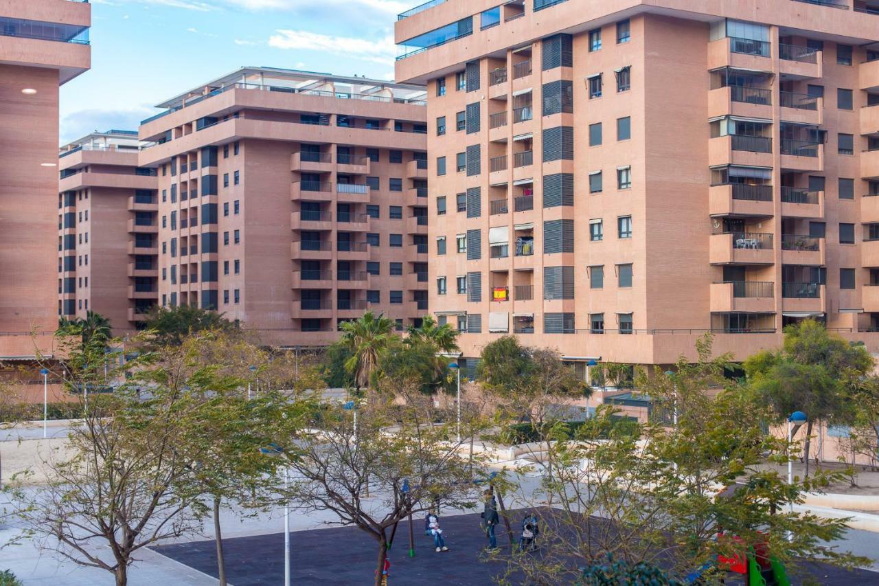 Apartment On The Beach,Pool,Wifi,Garage,Valencia Exteriör bild